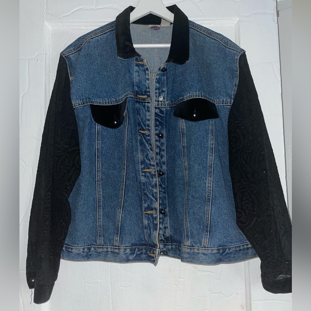 Unique vintage denim jacket